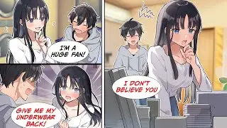 [Manga Dub] I ran into my favorite model at the laundry mat but she thinks I stole her underwear..!?