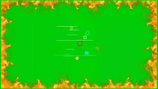 Fire effect | fire border frame | fire 🔥 animation effect | green screen fire video