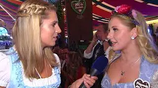 Promis auf der Wiesn: Das Playmate des Jahres Patrizia auf dem Oktoberfest 2018