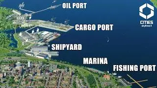 How to build a Realistic Port in Cities Skylines 2
