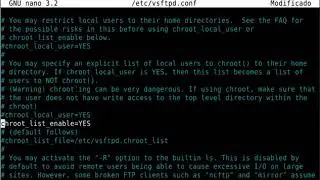 Servidor FTP vsftpd (Filezilla)