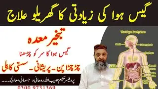 Stomach Gas Treatment Home Remedy l Tabkheer Maida l Gas l Qadim Tibbe Unani
