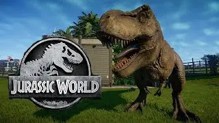 Jurassic World Evolution - Тираннозавр рекс!#7