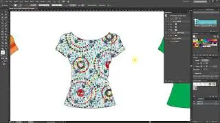Illustrator Dersleri 34 - Illustrator Pattern Desen Giydirme