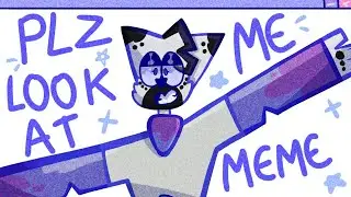 Plz look at me animation meme// flipaclip