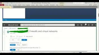 Connecting to Azure SQL Server by Adding Client IP Address Firewall Rule