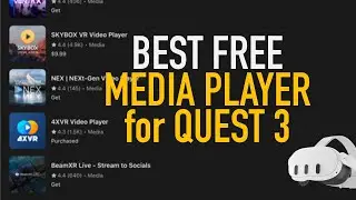 Best FREE Media Player for the Meta Quest 3 VR Headset