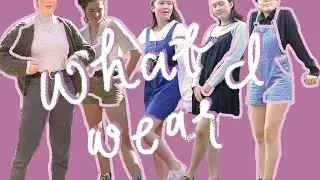 outfits of the week // what i wear to online school