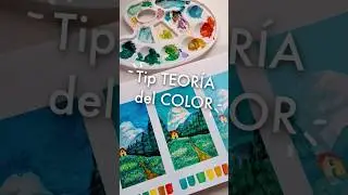 Trucazo para la teoría del color 👌🎨✨️| #shorts #arte #art #teoriadelcolor #colortheory