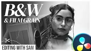 Black and White Effect (with Film Grain) in Davinci Resolve 18