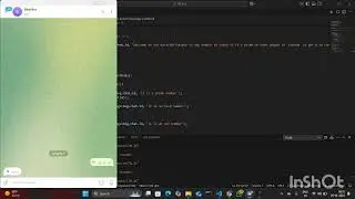 Creating a Telegram bot in JavaScript using NPM packages.