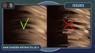 Unreal Engine 5 | Hair Shading Artifacts | FIX in comments