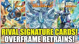 You NEED These BROKEN!!! Rival Signature Card Overframe Upgrades! Yu-Gi-Oh! Limit Over Collection!