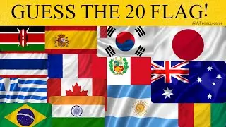 Guess the 20 Different countries of flag