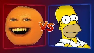 MUGEN Battle - Annoying Orange vs Homer Simpson
