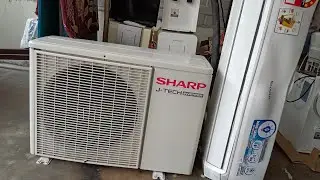 Aircond sharp inverter, outdoor fan dan compressor tak running.