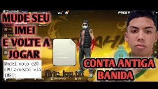 VOLTE A JOGAR FREE FIRE NA SUA CONTA BANIDA ATUALIZADO 2023 RECUPEREI CONTA BANIDA PERMANENTE 2023