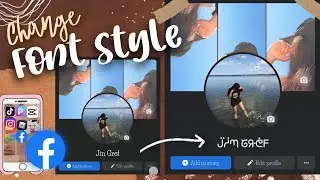 How to change Font Style in Facebook Name 2022 // easy way // facebook tutorials //