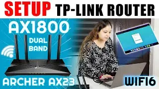How to setup TP-link AX1800 Dual-Band Wi-Fi 6 Router Archer AX23 Features | Detailed video in Hindi.