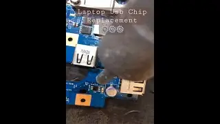 Laptop USB Chip Replacement