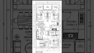 5 Marla Delightful House Plan - 5 MARLA HOUSE MAP