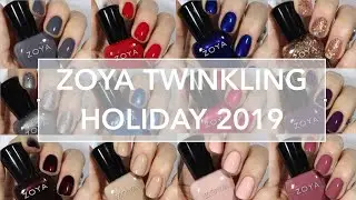 Zoya Twinkling Live Swatch + Review // Winter Holiday 2019