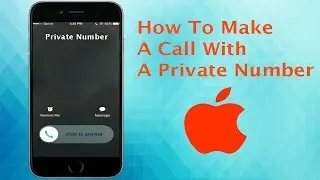 How To Call Someone Using A Private Number!