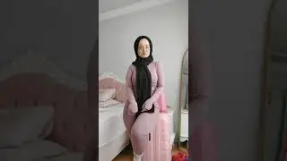 BALIK ETLI TURBANLI PEMBE TAYT GIYEREK HARIKA DAMS EDIYO😍