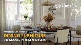 Dining Furniture 3D Models collection - Archmodels vol. 290