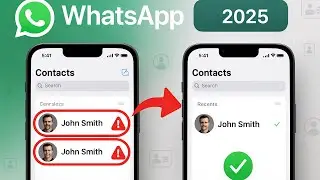 Cómo Arreglar Contactos Duplicados en WhatsApp | WhatsApp Muestra Contactos Repetidos (2025)