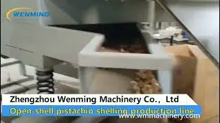 Open shell pistachio shelling