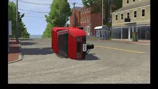 Rolling a Reliant Robin (BeamNG.Drive)