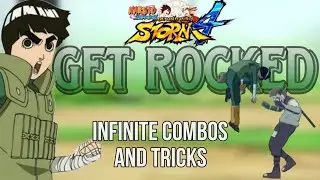Rock Lee Infinite Combos || ultimate ninja storm 4