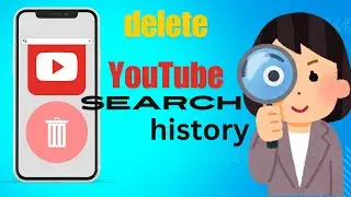 how to clear your youtube search history on iPhone |how to delete YouTube watch history