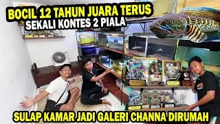 A 12-YEAR-OLD CHAMPION WINS GC? @PANDU MONTOGEN'S ROOM BECOMES A CHANNA GALLERY AT HIS HOUSE