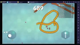 Playing Snake.io for the first time... Became the KING. (must watch)