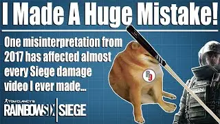 Most Of My Damage Stat Analyses Have Been Affected By This - Rainbow Six Siege