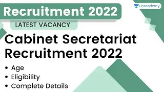 Cabinet Secretariat Recruitment 2022 | Latest Govt Job Vacancy | Trainee Pilot | Complete Details