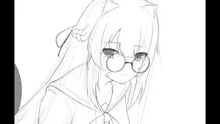 Julie Sketching  (Time lapse)