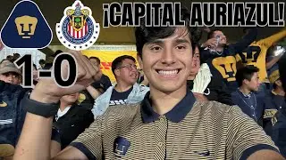 ¡CAPITAL AURIAZUL! Reacción Pumas vs Chivas (1-0) Liga MX