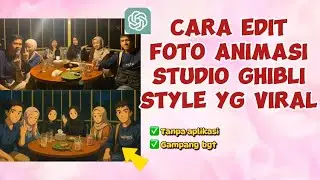 HOW TO EDIT PHOTOS INTO VIRAL STUDIO GHIBLI STYLE ANIMATION | TUTORIAL