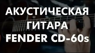 Акустическая гитара Fender CD-60S