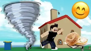 Trying to find BAGELS in Natural Disaster Survival (Roblox)