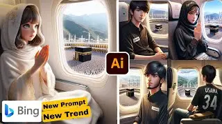bing Ai Islamic DP Boys and Girls Image Editing | TikTok Viral photo editing | ai bing image creator
