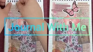 Journal With Me | Aesthetic #journalwithme #aesthetic #journaling #scrapbooking #asmr