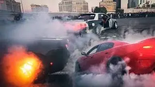 FIRE AND MAYHEM AT THE ROYALTY EXOTIC CARS / ELITE TUNER MEET VEGAS 2019