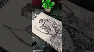Shree ram drawing 🚩🚩#hindu #shreeram #ram #hanuman #shorts