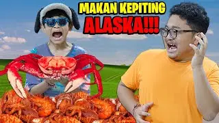 PERTAMAKALI BOCIL MAKAN KEPITING RAKSASA ALASKA SUPER JUMBO!!! JARI BOCIL KENA CAPIT HAMPIR PUTUS!!!