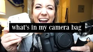 WHATS IN MY CAMERA BAG!? | KAYLAAESPARZA