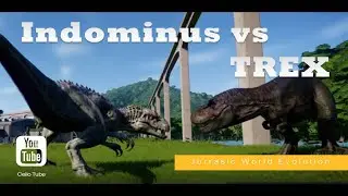 T-Rex vs Indominus Rex - Jurassic World Evolution - Who is the winner?